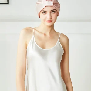 Bonnet de nuit en soie