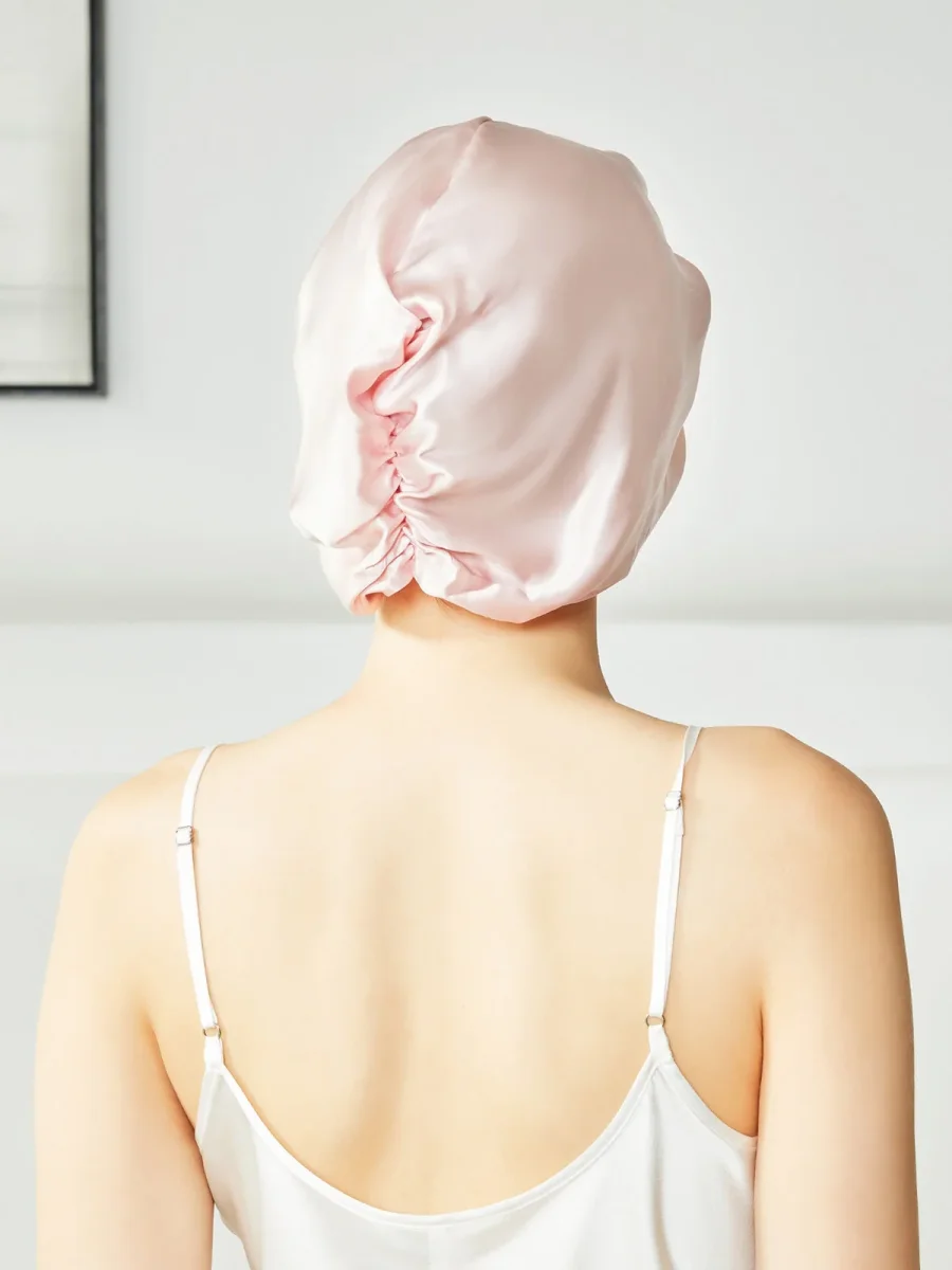 Bonnet de nuit en soie – Image 5