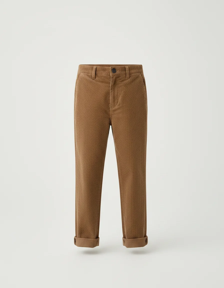 Pantalon Chino Garçon Marron Tapered – Image 4