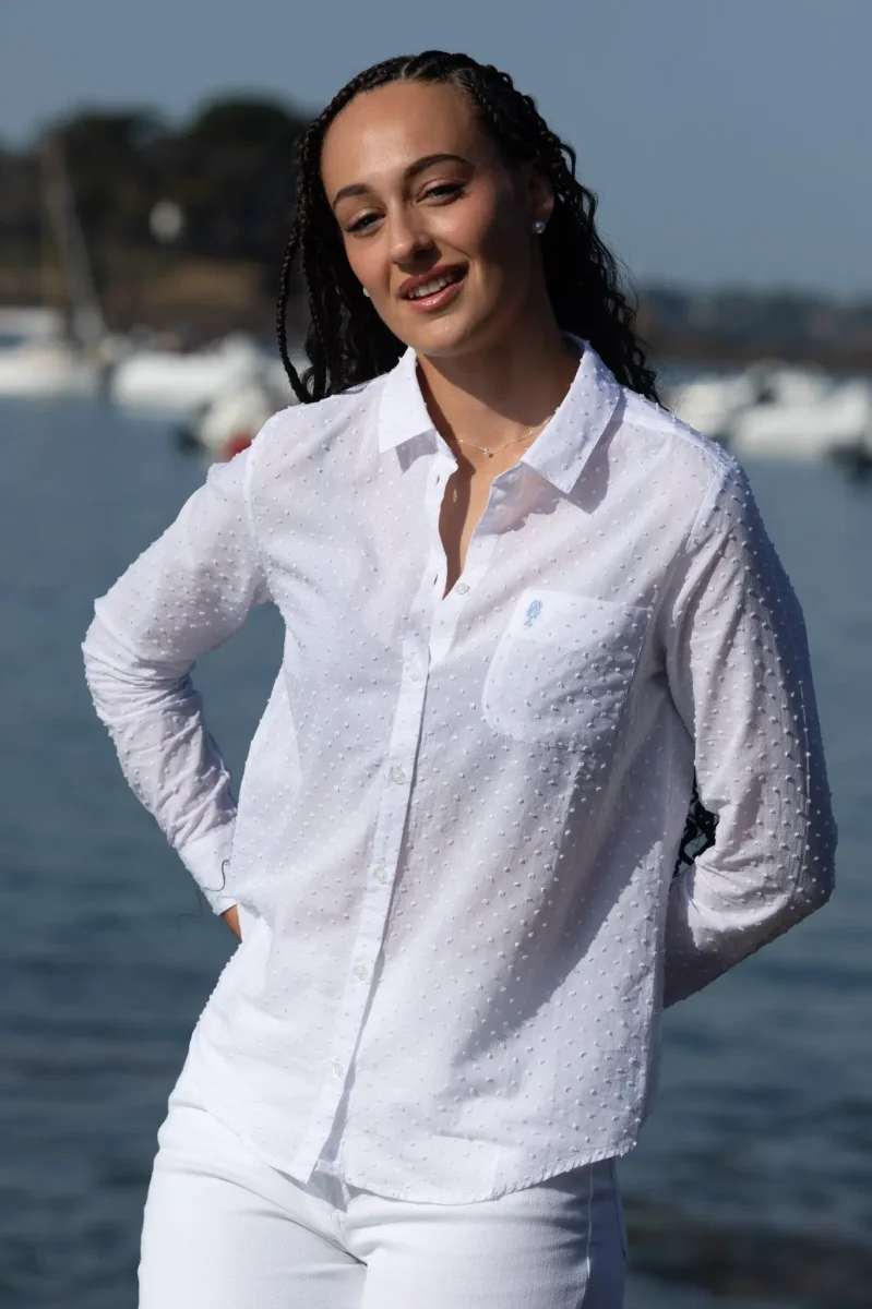 Chemise en Coton Brodée "Lili" – Image 2