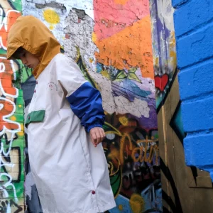 Poncho long Old School Kids