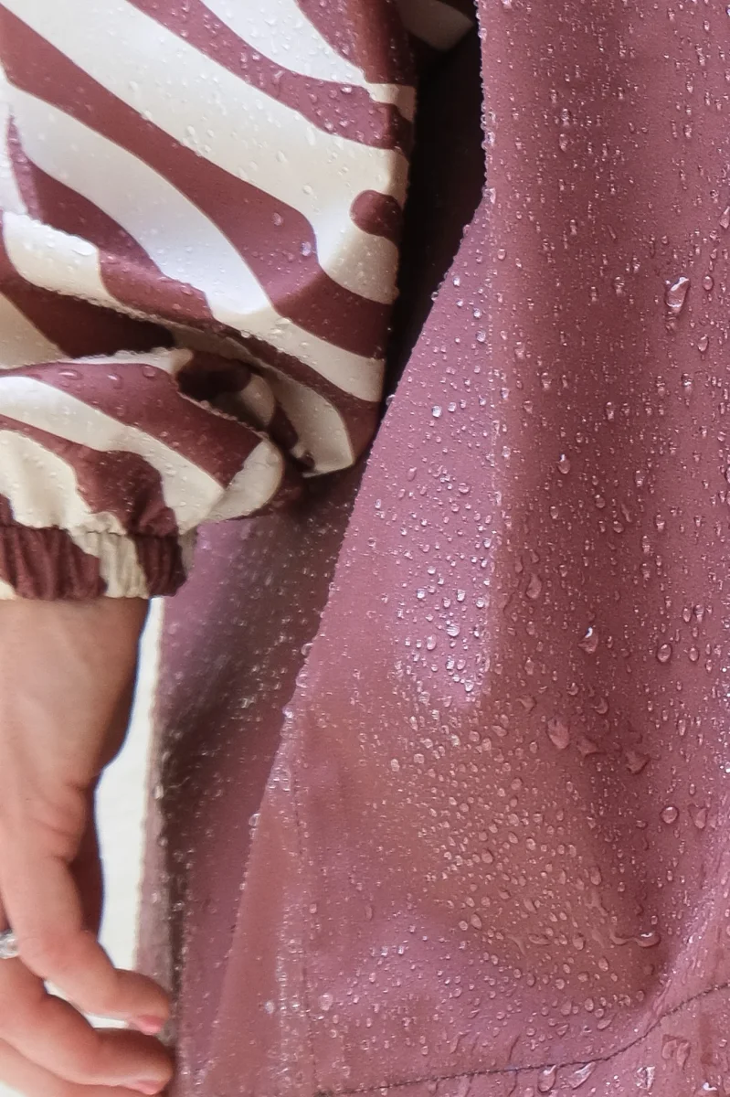 Poncho long Chocolate Zebra – Image 6