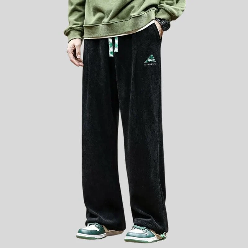Pantalon Velours Noir – Image 2