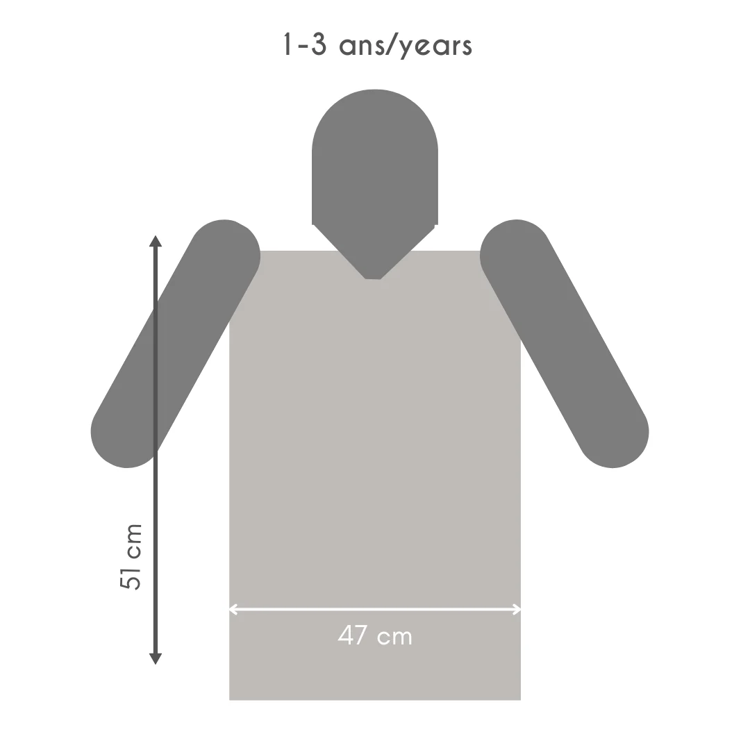 NEW - Poncho Long Blue Leo Kids – Image 4