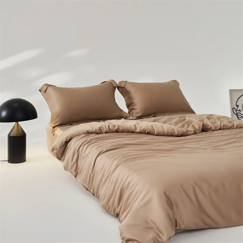 Housse de couette en soie de mûrier 22 momme 3 pièces – Luxe naturel pour lit simple, double, queen et king – Image 3