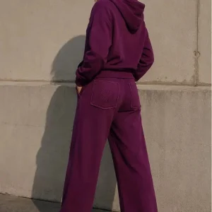 Pantalon Loungewear NOLA Prune - Coton